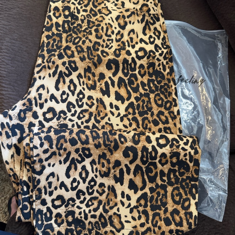 Leopard Print Women's Pants